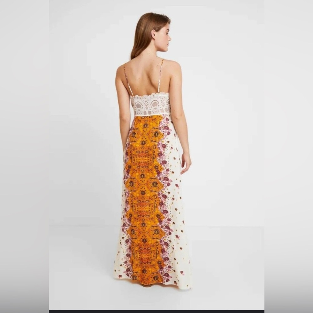 Free People Morning Song Maxi Dress in Ivory Size Medium - Picture 2 of 9